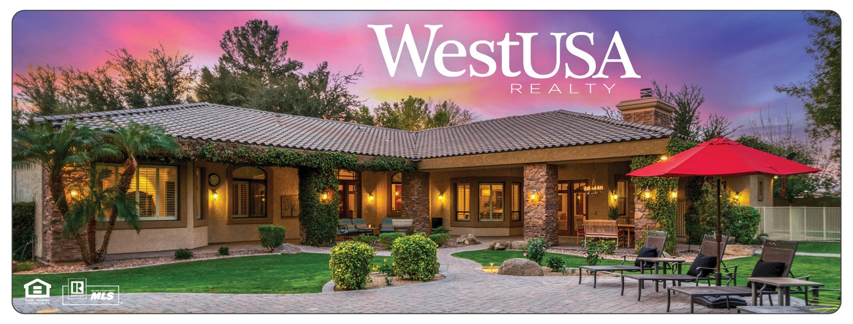 Facebook Banner Home With Sunset