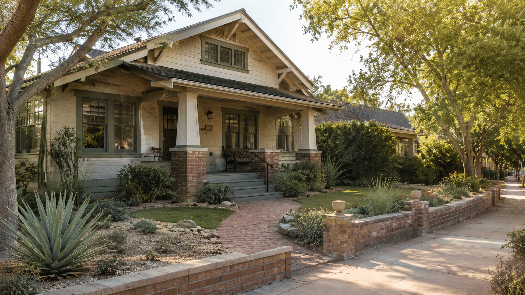 Phoenix Real Estate historic home in Central City Village with preserved architectural details and authentic curb appeal