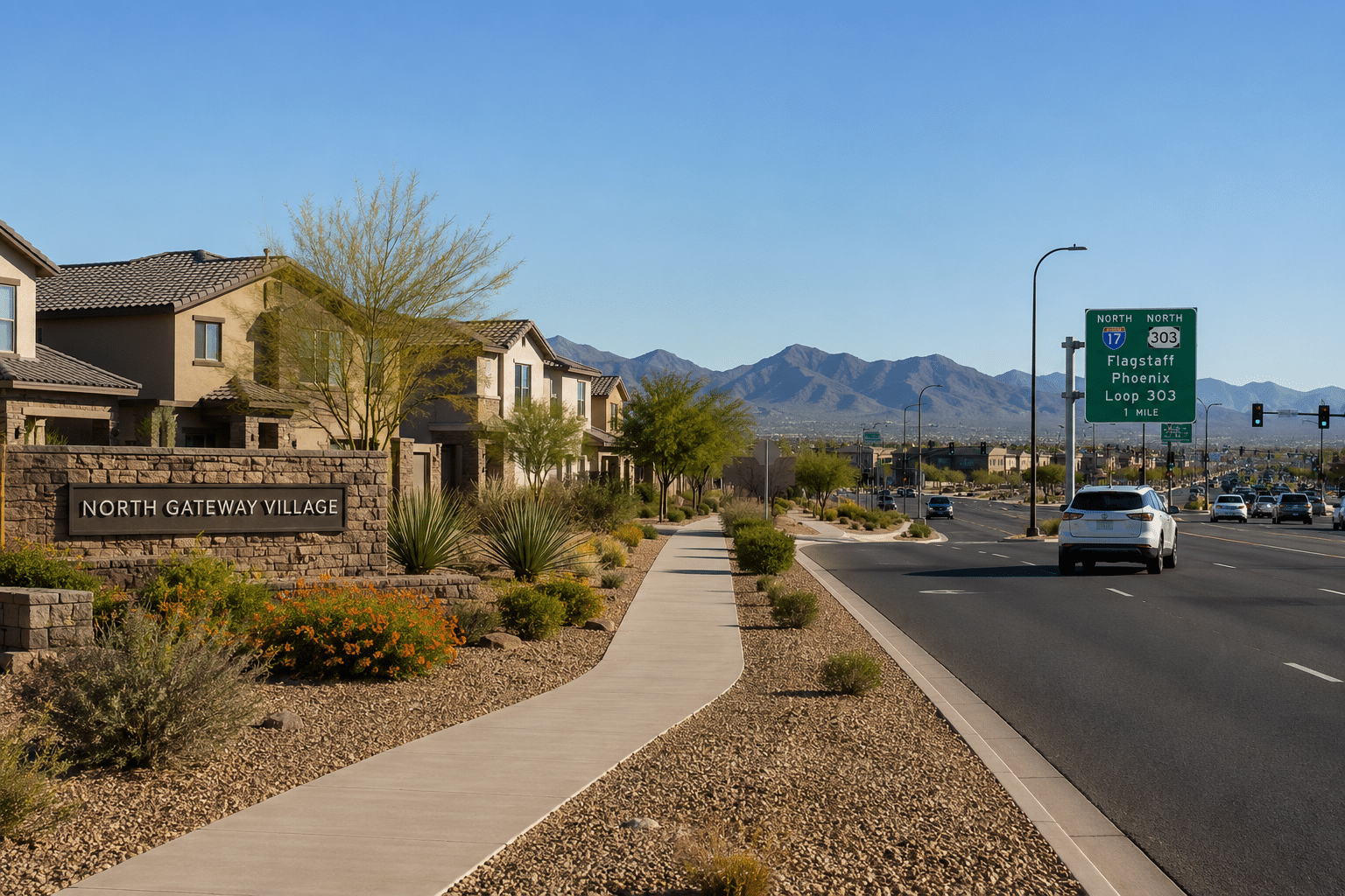 Phoenix Real Estate in North Gateway Village with convenient I-17 access and proximity to the TSMC corridor in north Phoenix - West Usa Realty