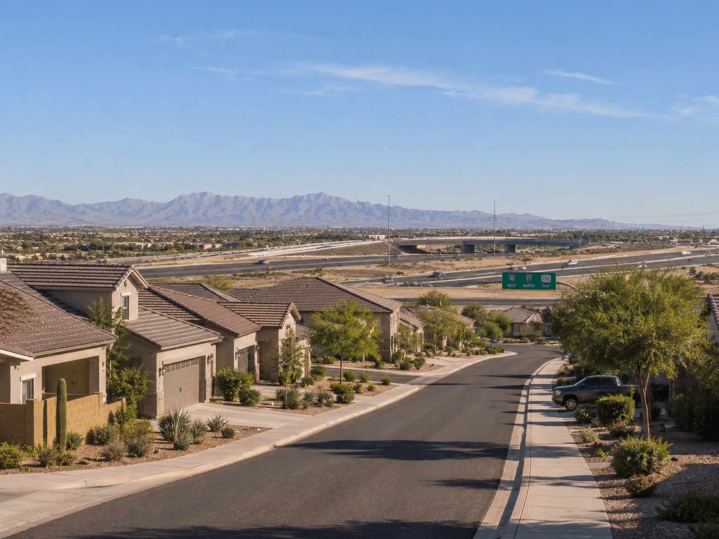 Phoenix Real Estate in Estrella Village with convenient freeway access to Interstate 10 and southwest Phoenix corridors - West Usa Realty
