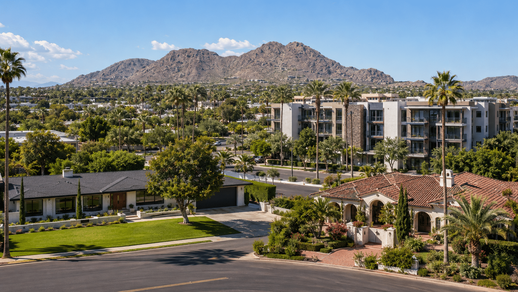 Phoenix Real Estate in Arcadia with a midcentury ranch home, citrus trees, and a flood-irrigated lot in Camelback East - West Usa Realty