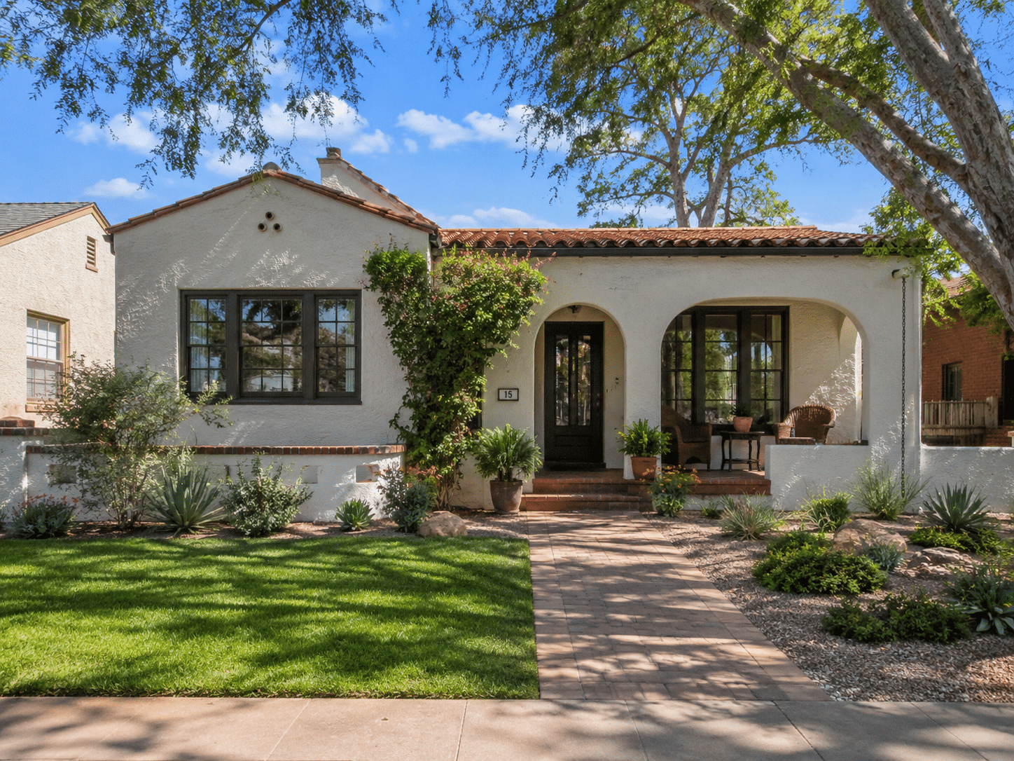Phoenix Real Estate listing in Encanto Village with preserved historic character and polished curb appeal - West Usa Realty
