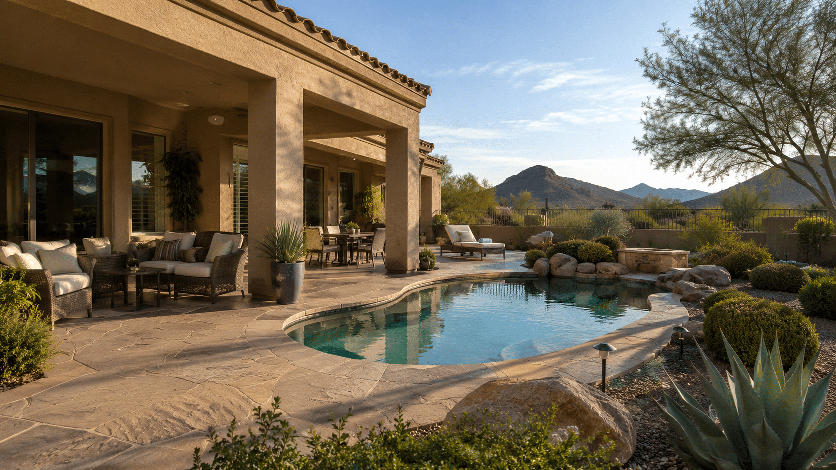 Bellasera Scottsdale clubhouse resort pool and spa