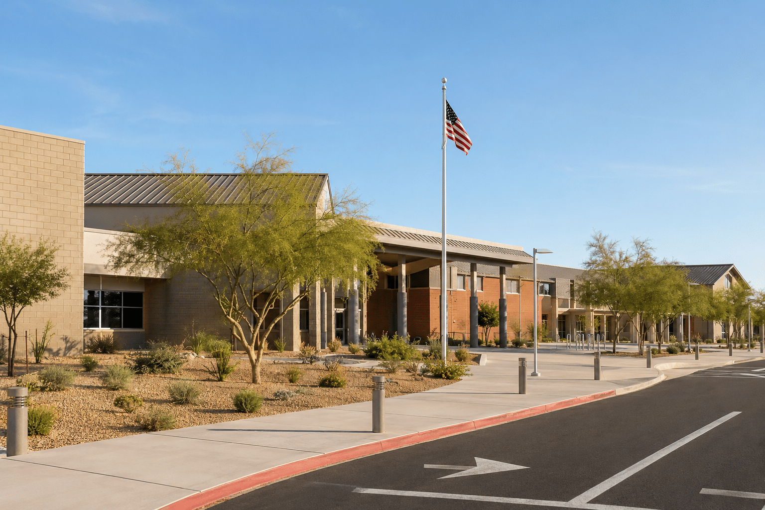 Hidden Hills homes for sale in Scottsdale near school campuses with shaded walkways - West Usa Realty