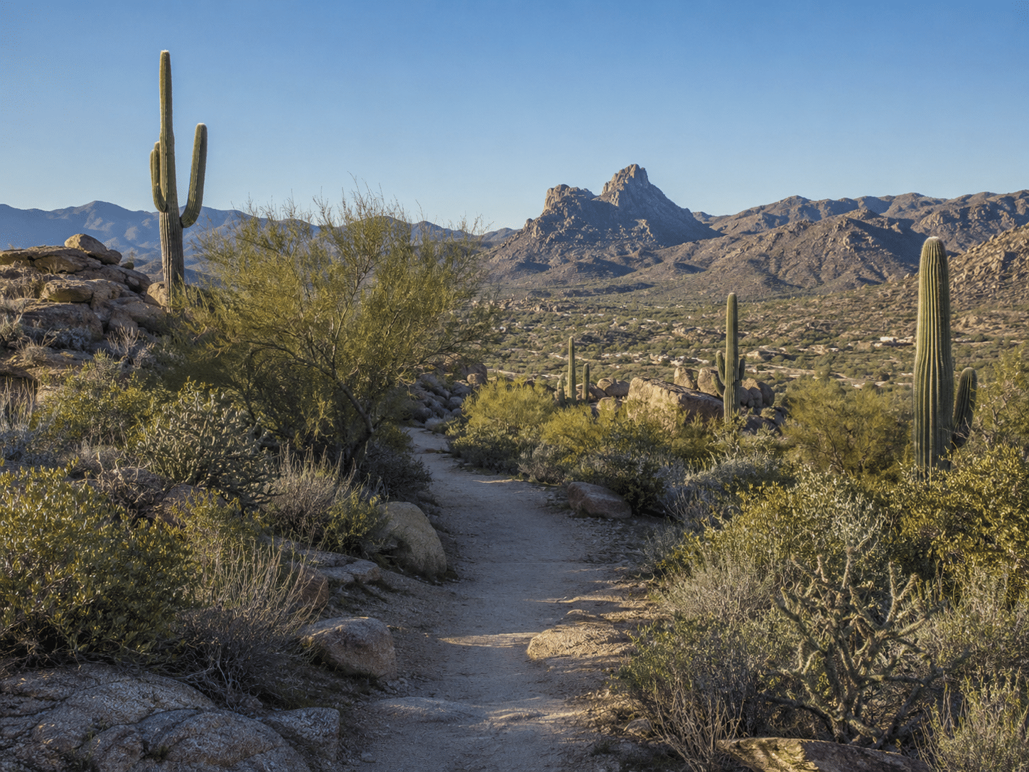 Tom's Thumb Trail Storyrock Scottsdale hiking preserve access