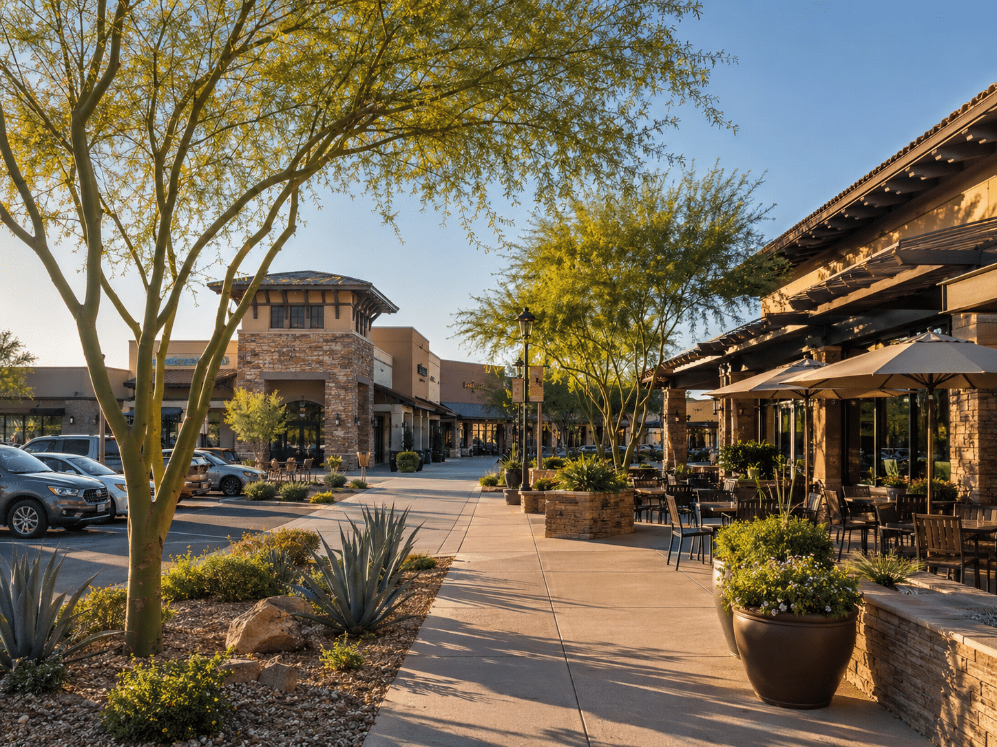 Desert Ridge Marketplace shopping dining near Tatum Ranch Estates Phoenix