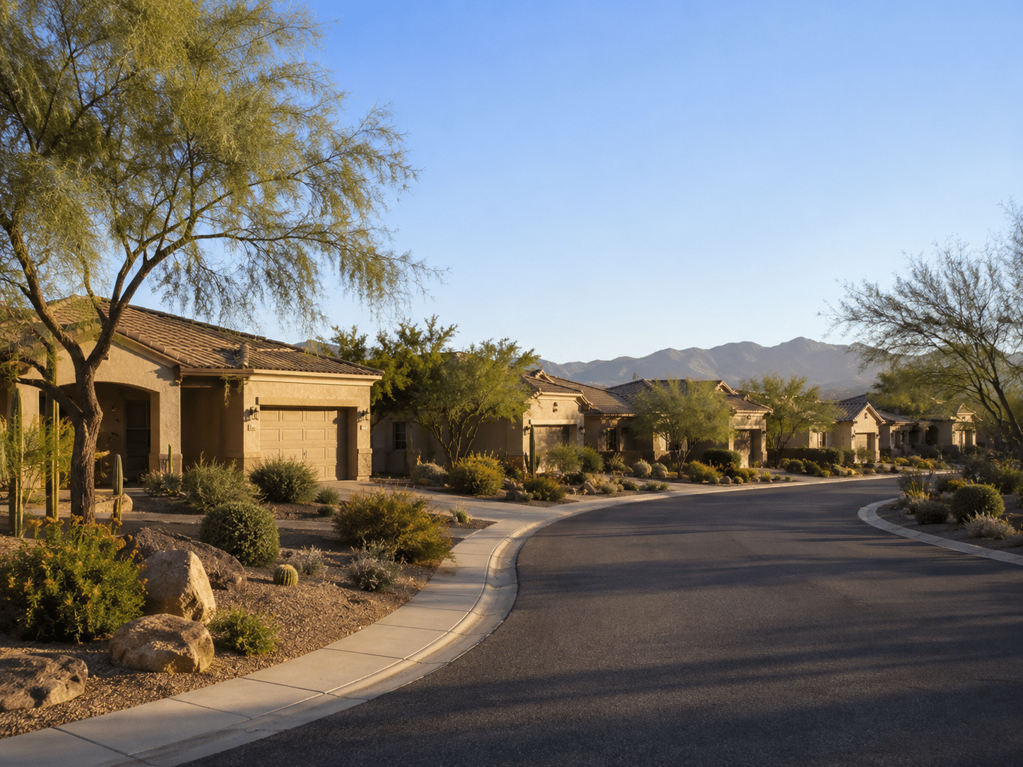 Tatum Ranch Estates homes for sale desert landscaping mountain views