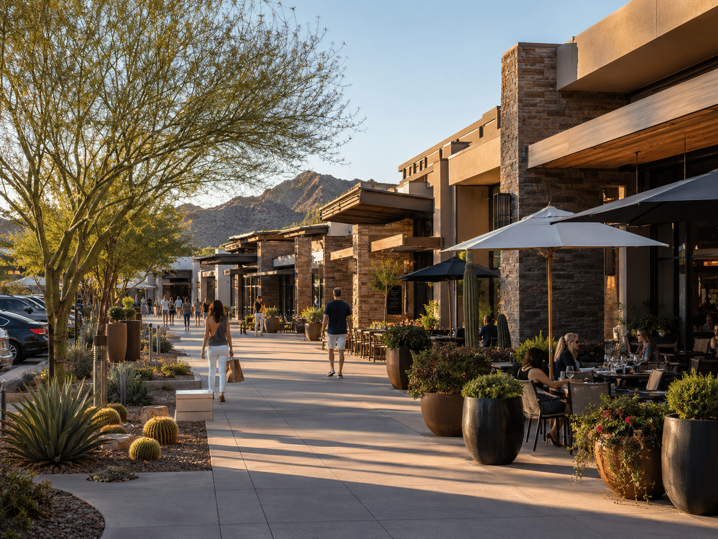 Windgate Ranch homes for sale in Scottsdale near open-air shopping, patio dining, and North Scottsdale lifestyle destinations - West Usa Realty