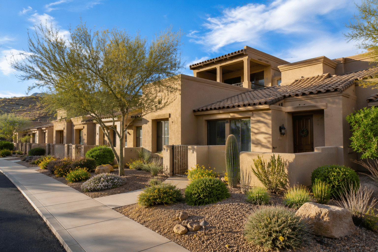 Rancho Paloma homes for sale aerial view Sonoran Desert Cave Creek AZ