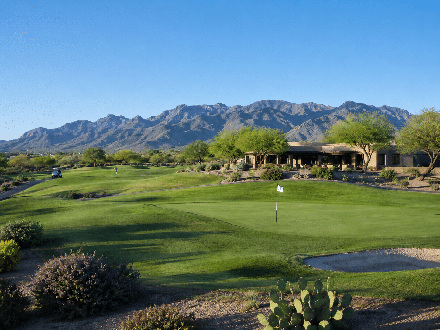 Southern Ridge Golf Club Laveen Arizona mountain backdrop views