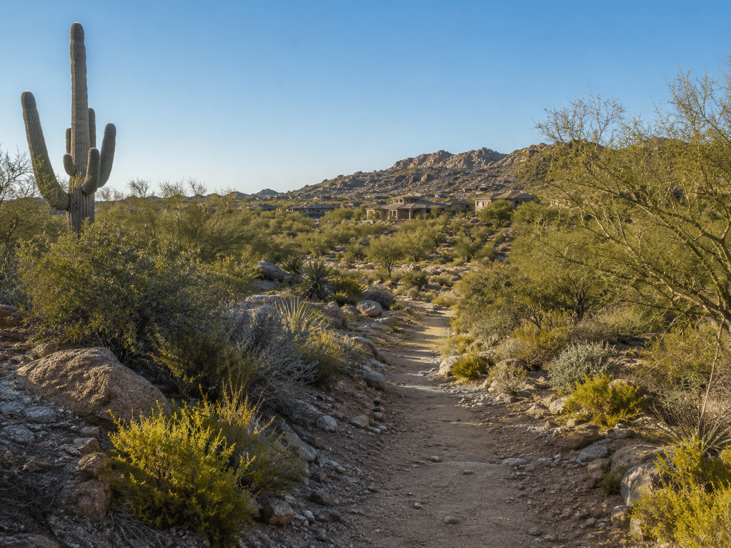 Phoenix Sonoran Desert Preserve trail