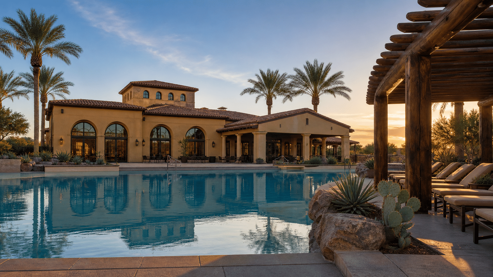 San Tan Club clubhouse at Trilogy at Power Ranch in Gilbert, Arizona