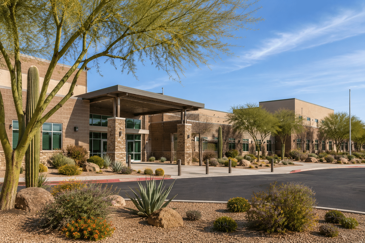 Cactus Shadows High School Cave Creek Unified exterior