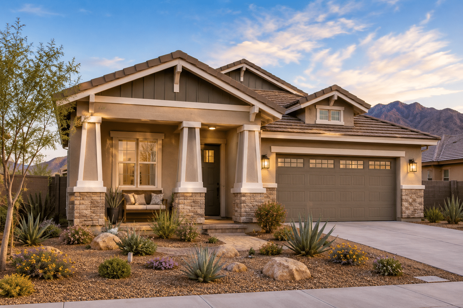 Acclaim at Alamar Shea Homes Craftsman-style single-family home exterior