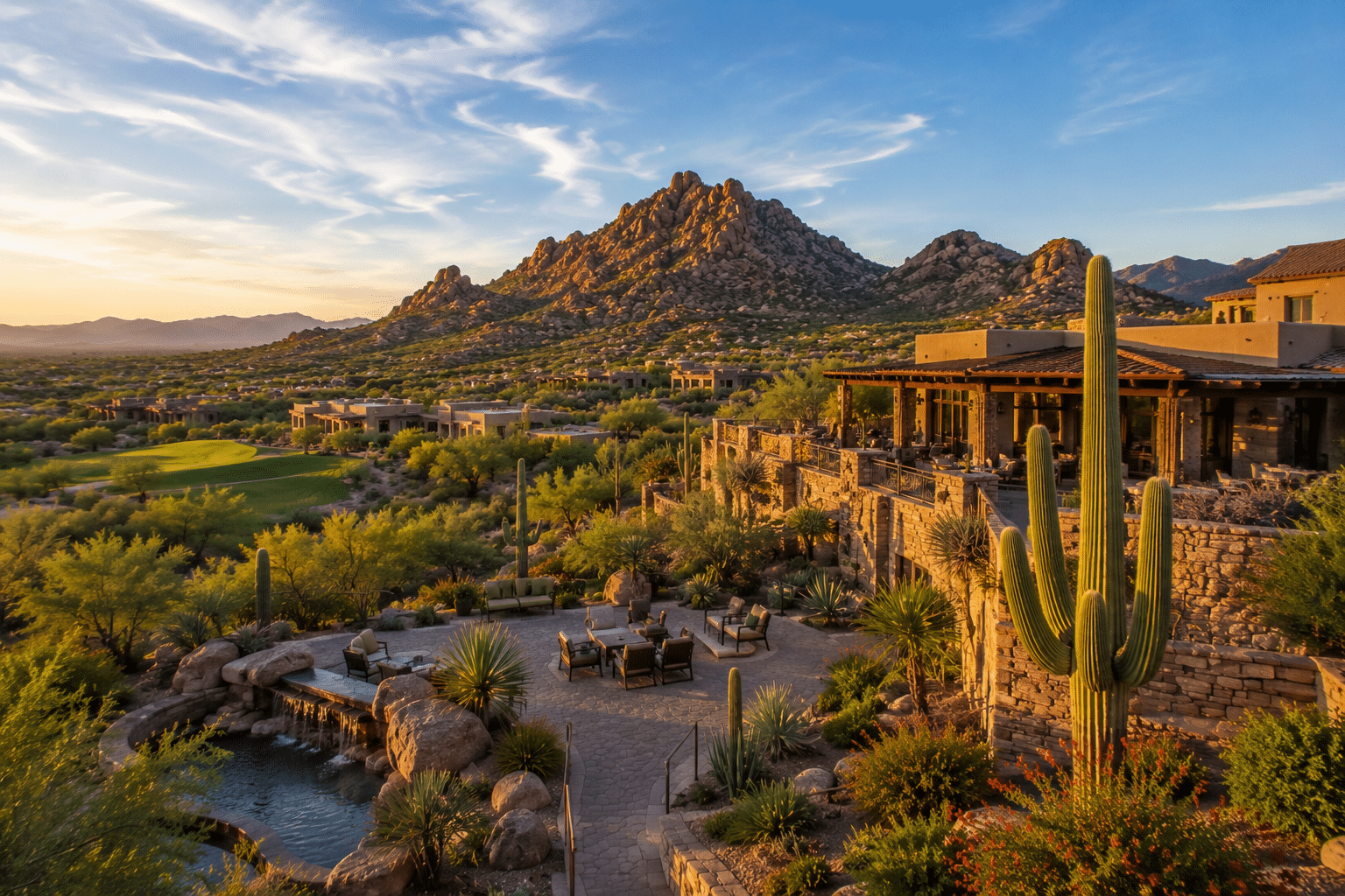 Troon North Four Seasons Resort Scottsdale Pinnacle Peak view