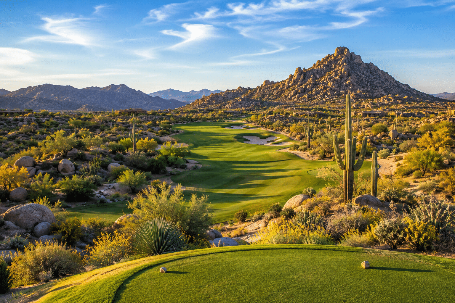 Troon North Golf Club Monument Course desert fairway