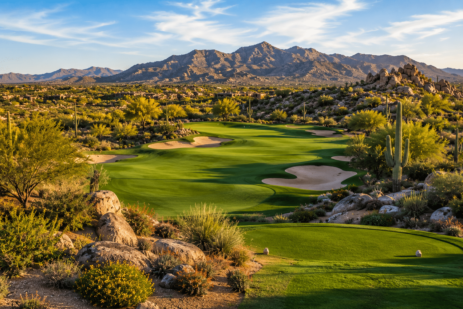 Whisper Rock Golf Club Lower Course Phil Mickelson design desert fairway
