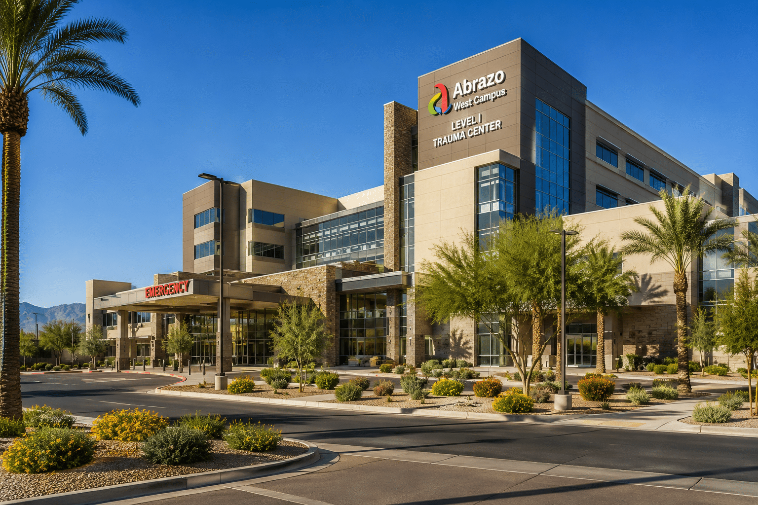 Abrazo West Campus hospital Goodyear AZ Level I Trauma Center
