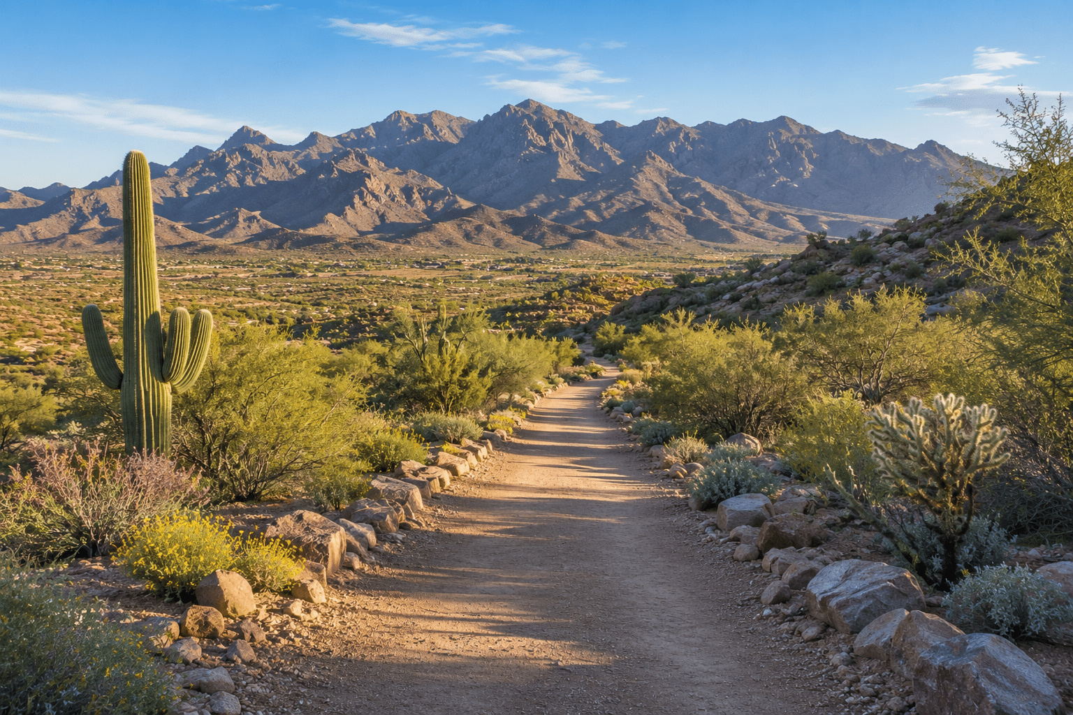 Skyline Regional Park White Tank Mountains trail hiking Blue Horizons Buckeye
