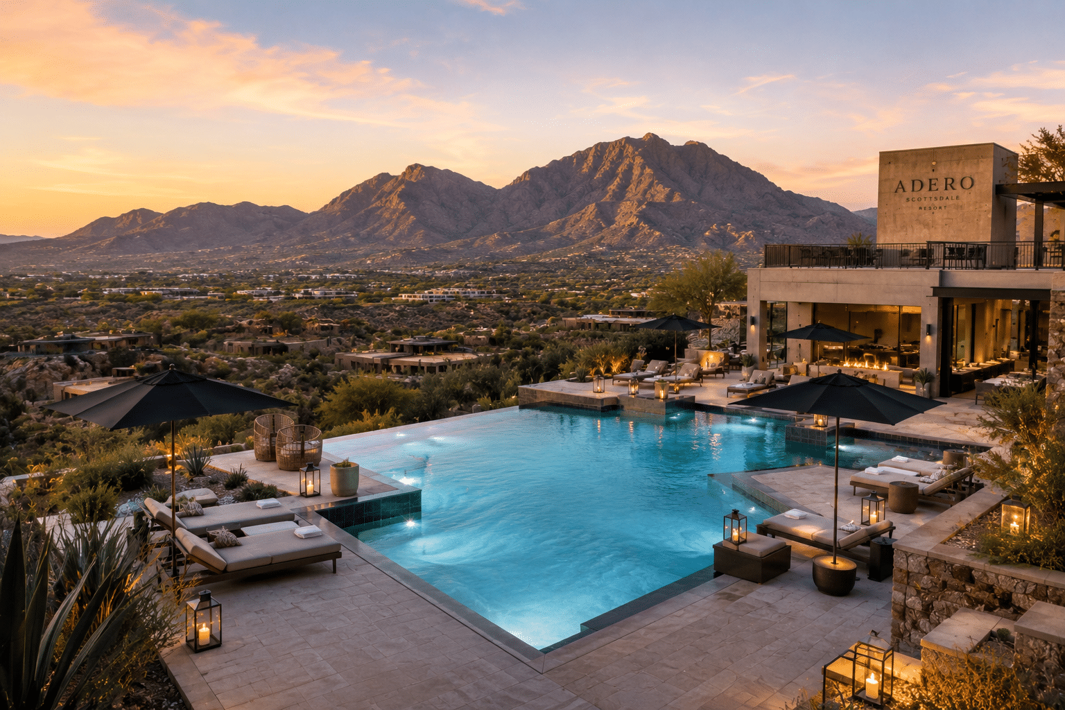 ADERO Scottsdale Resort Autograph Collection Fountain Hills mountain view pool