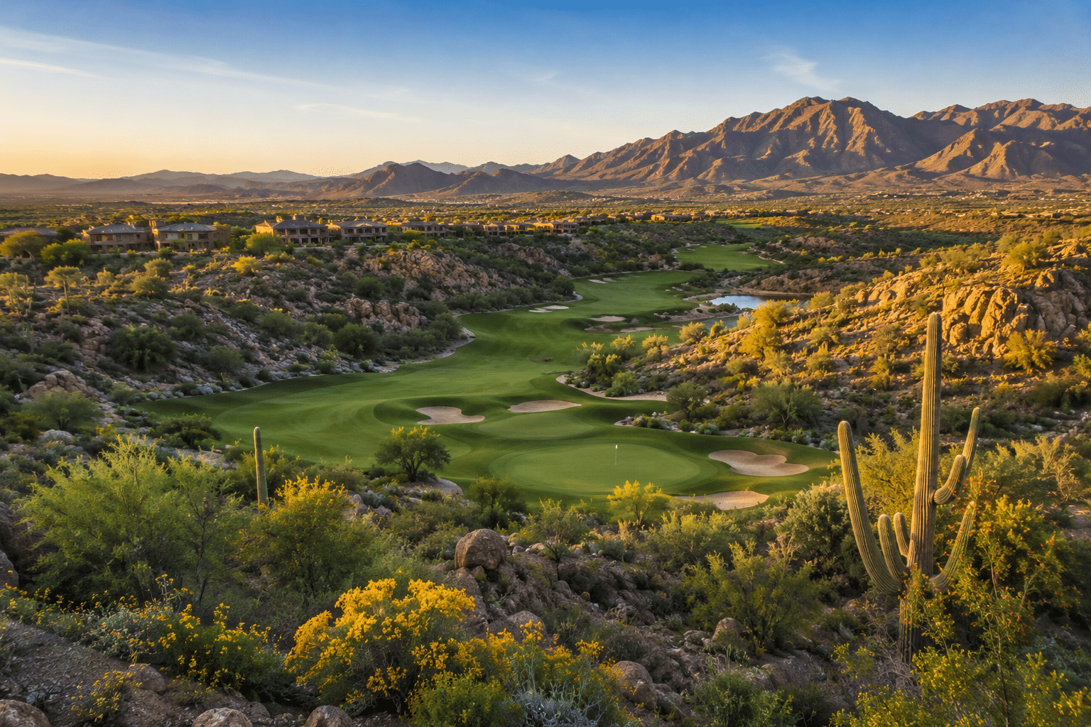 Eagle Mountain Golf Club Fountain Hills par-71 championship course canyon view