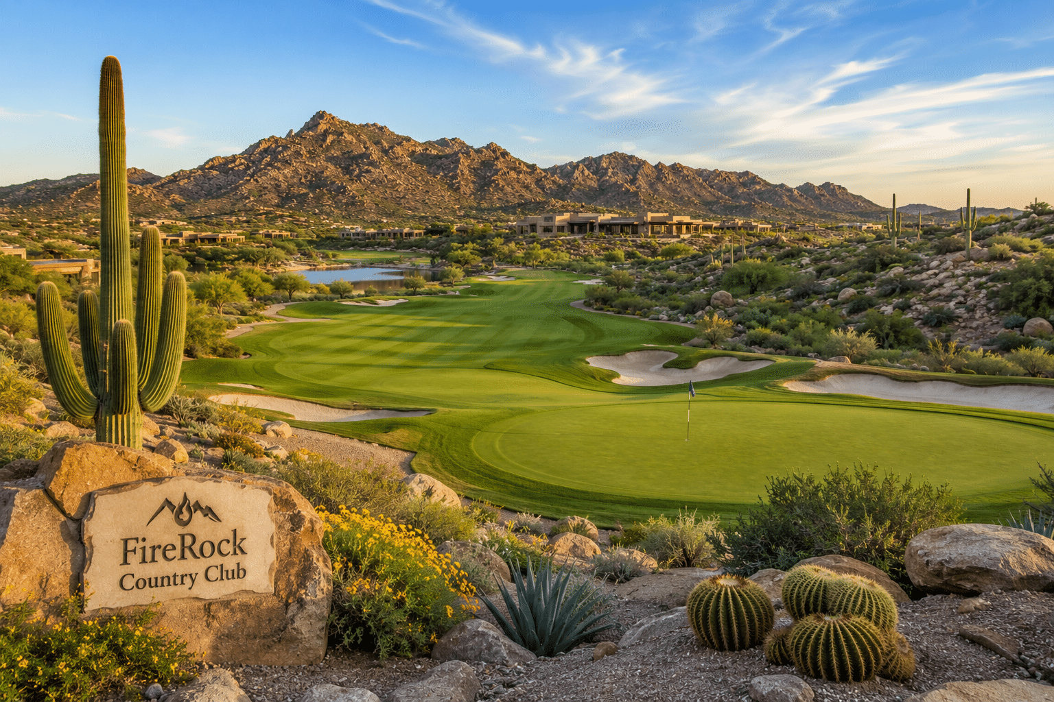FireRock Country Club Fountain Hills Gary Panks championship golf course