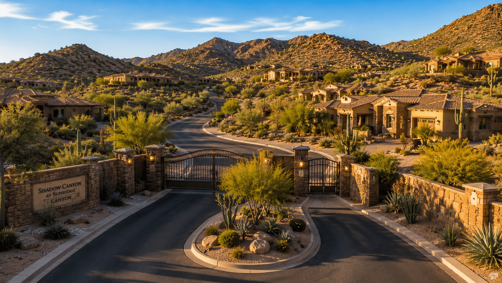 SunRidge Canyon Shadow Canyon gated neighborhood desert homes