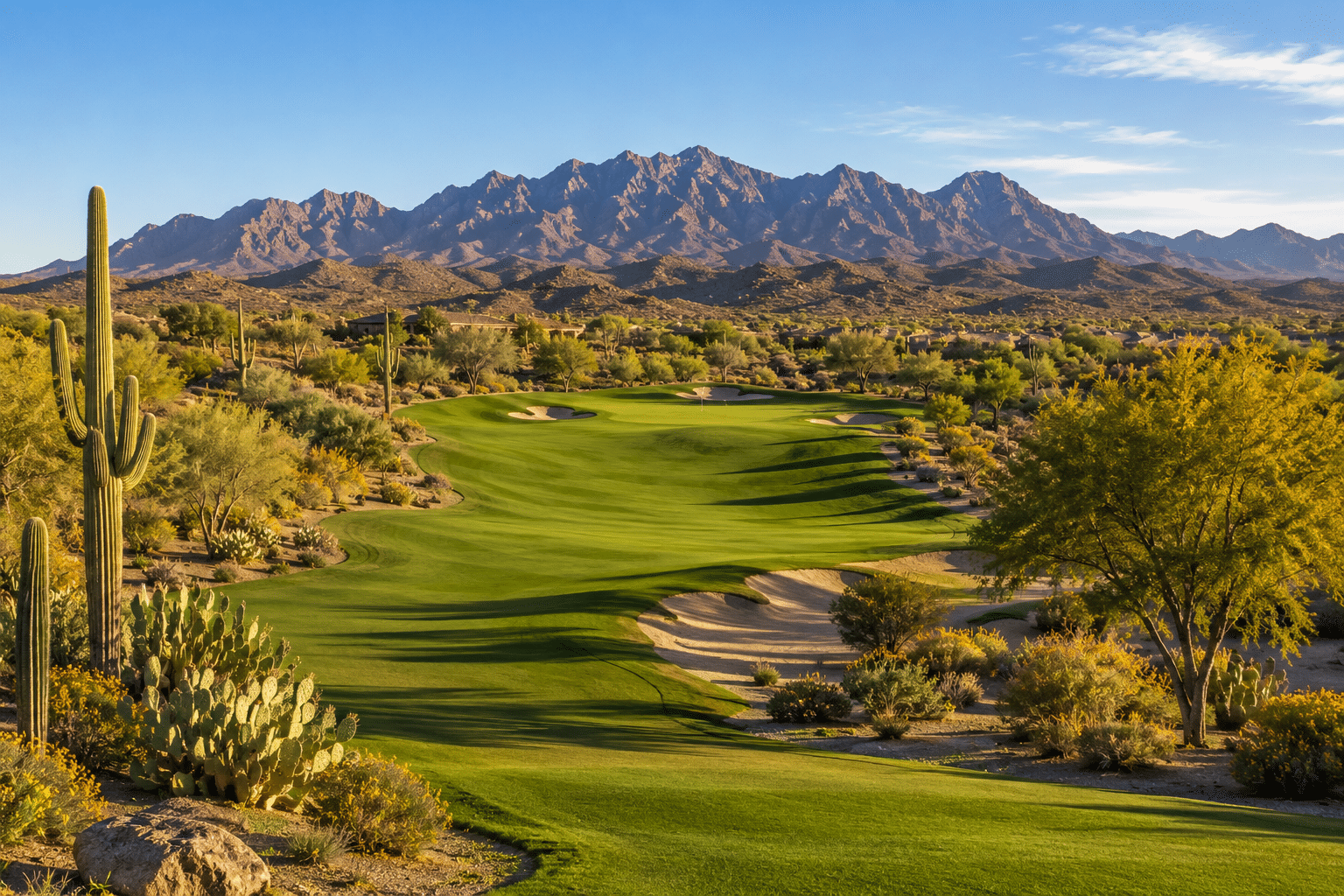 Verrado Golf Club Founders Course desert fairway Buckeye AZ