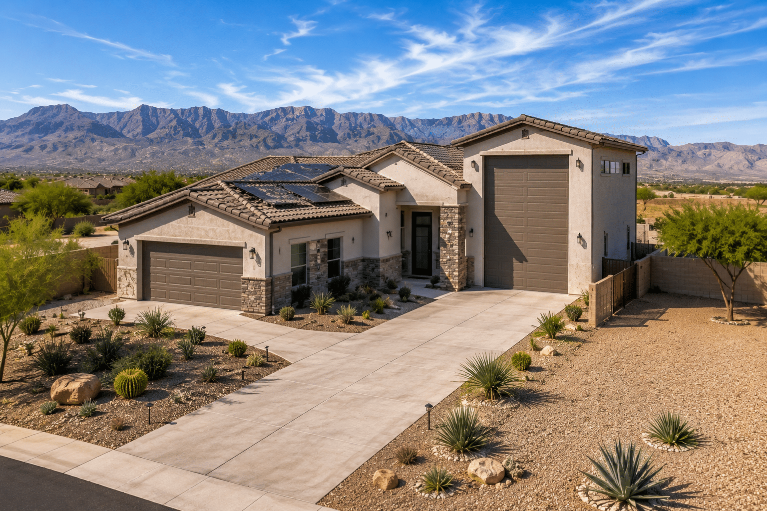 Sedella Goodyear AZ energy-efficient home with RV garage and oversized lot