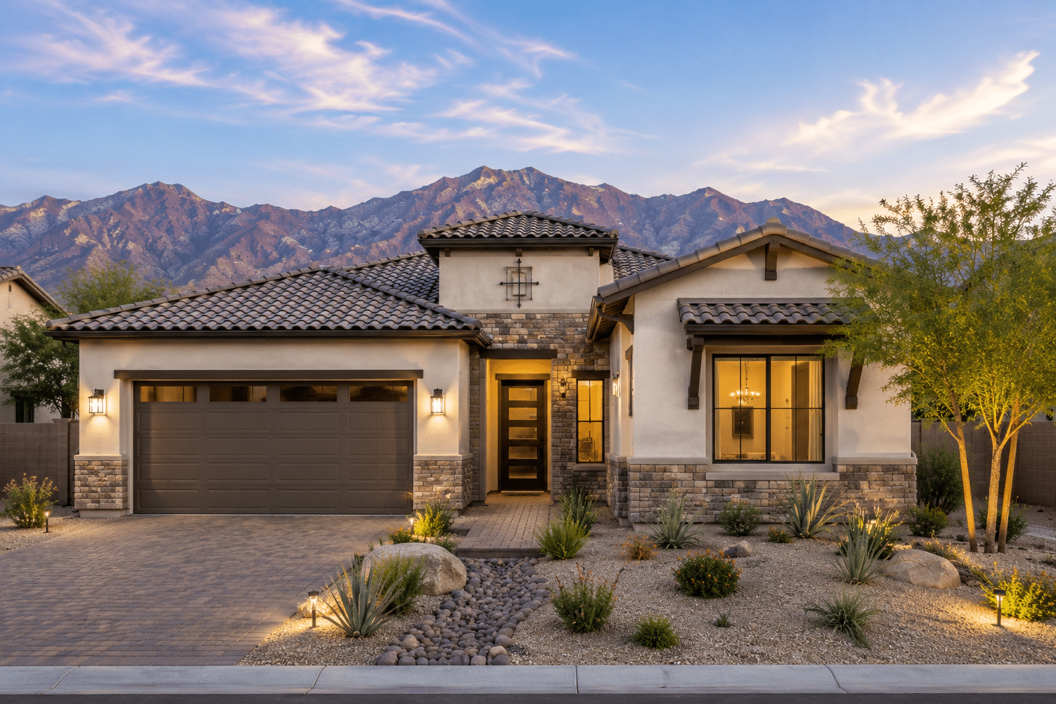 Canyon Views Hacienda Collection DRB Homes exterior Litchfield Park AZ