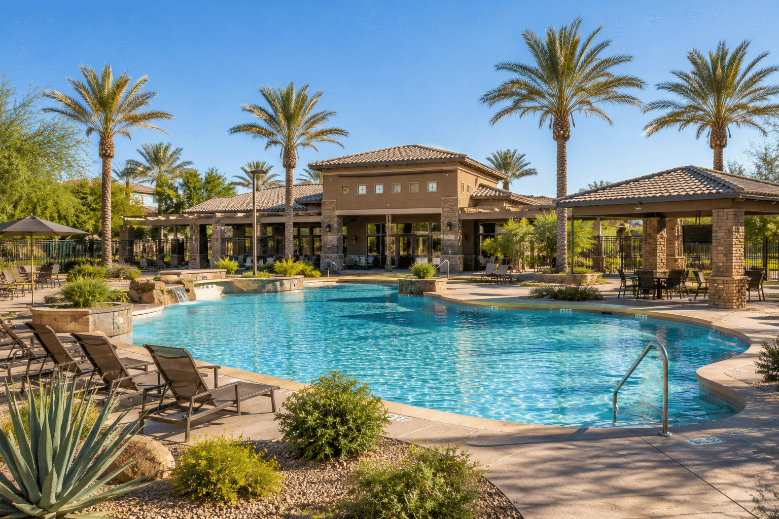 Canyon Trails community pool and amenity center Goodyear Arizona