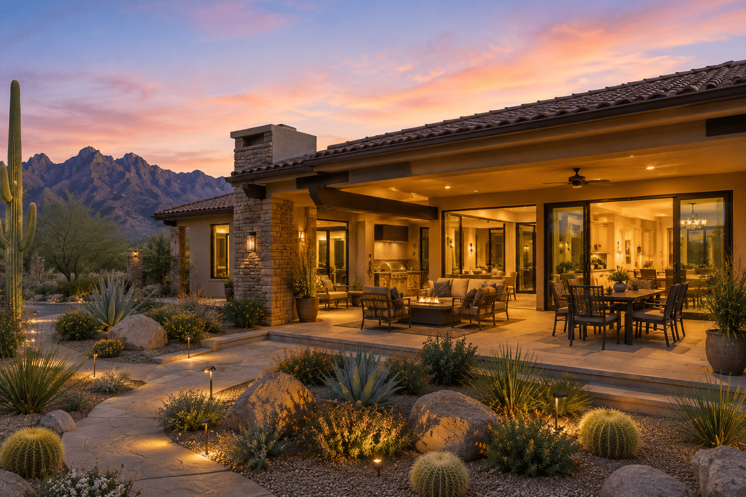 Trilogy at Verde River luxury home with covered patio Shea Homes