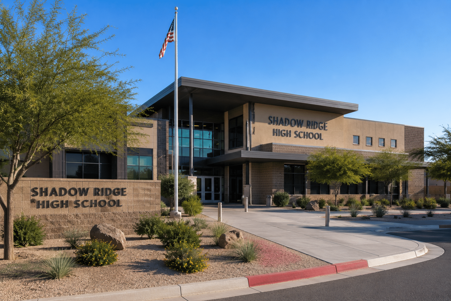 Shadow Ridge High School Dysart Unified District serving The Enclave on Olive Waddell