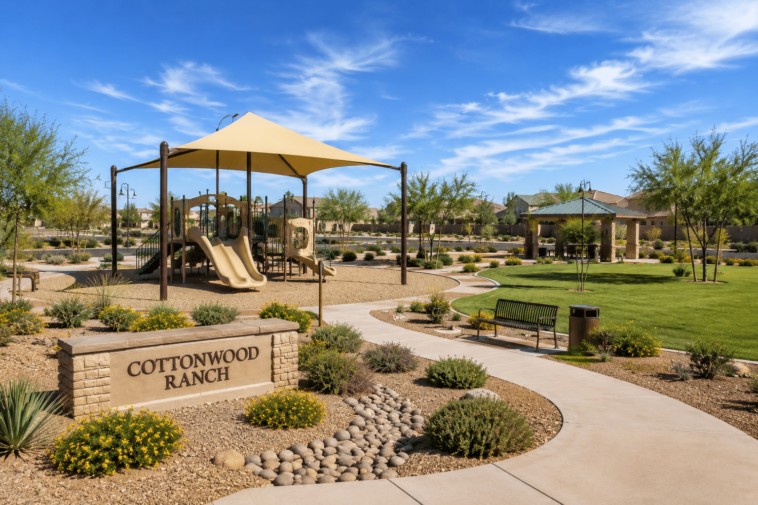 Cottonwood Ranch Casa Grande park playground green space