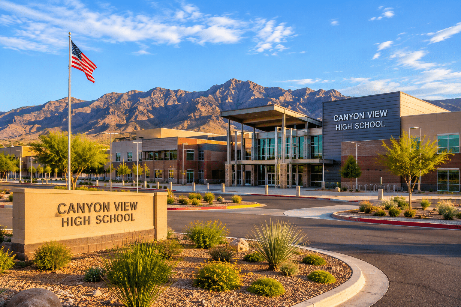 Canyon View High School Waddell Arizona Agua Fria Union High School District