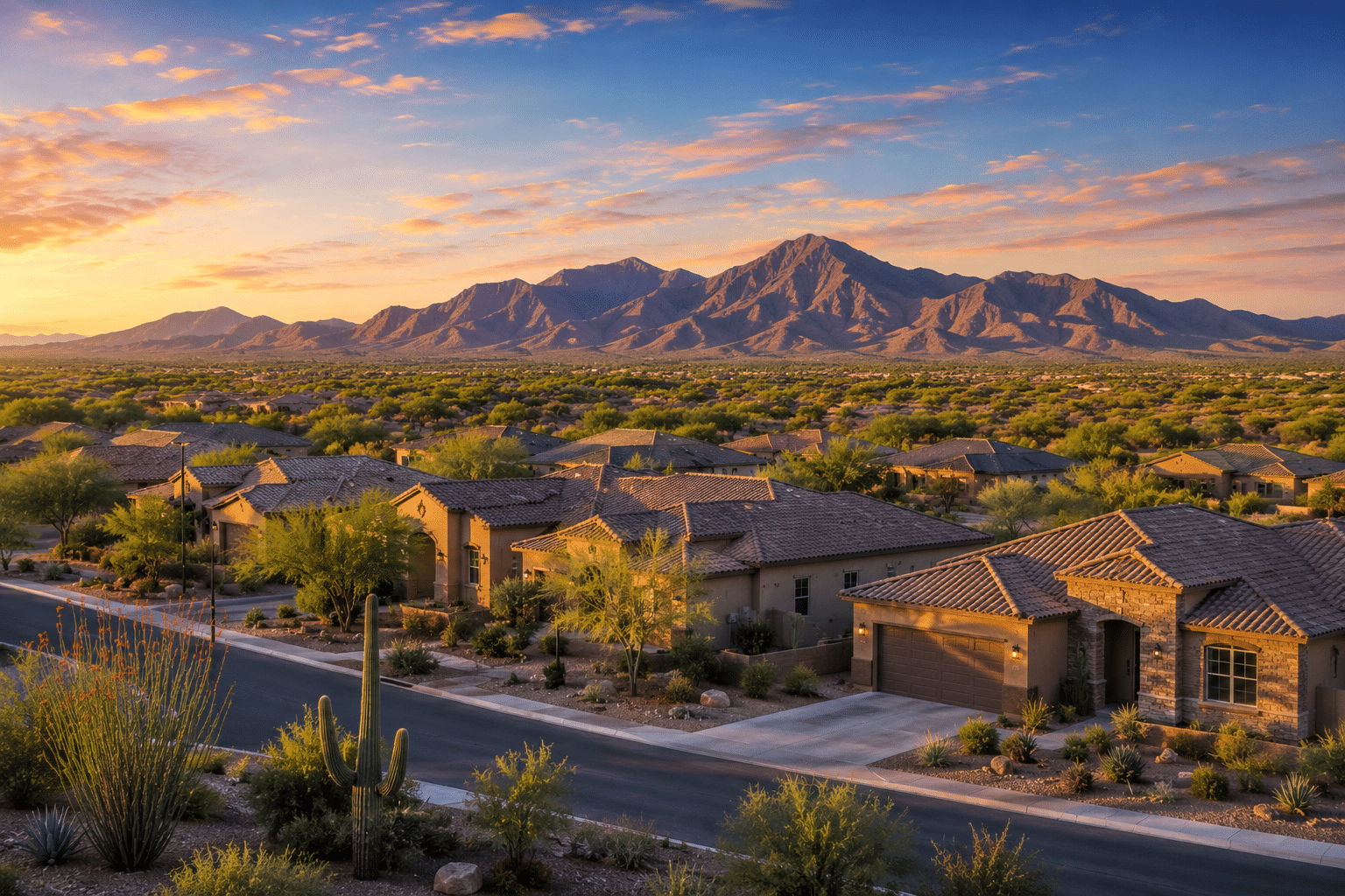 Desert Sky Ranch Casa Grande AZ Sonoran Desert mountain backdrop