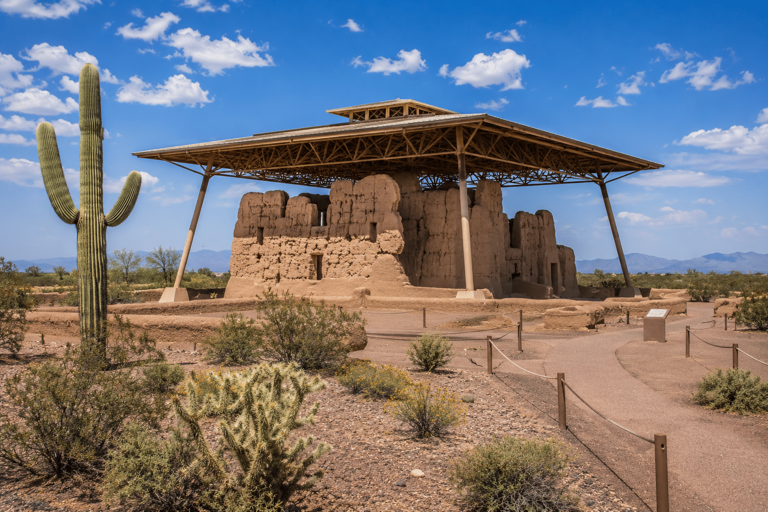Casa Grande Ruins National Monument near Picacho Crossing Coolidge AZ