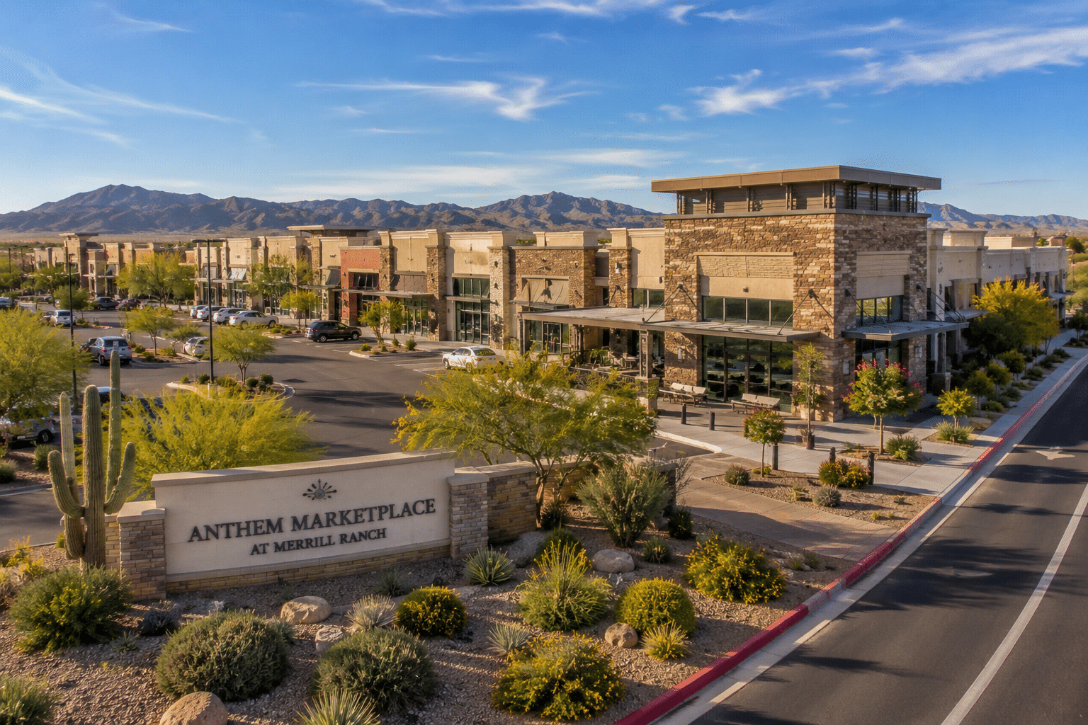 Anthem Marketplace at Merrill Ranch Hunt Highway shopping center Florence AZ