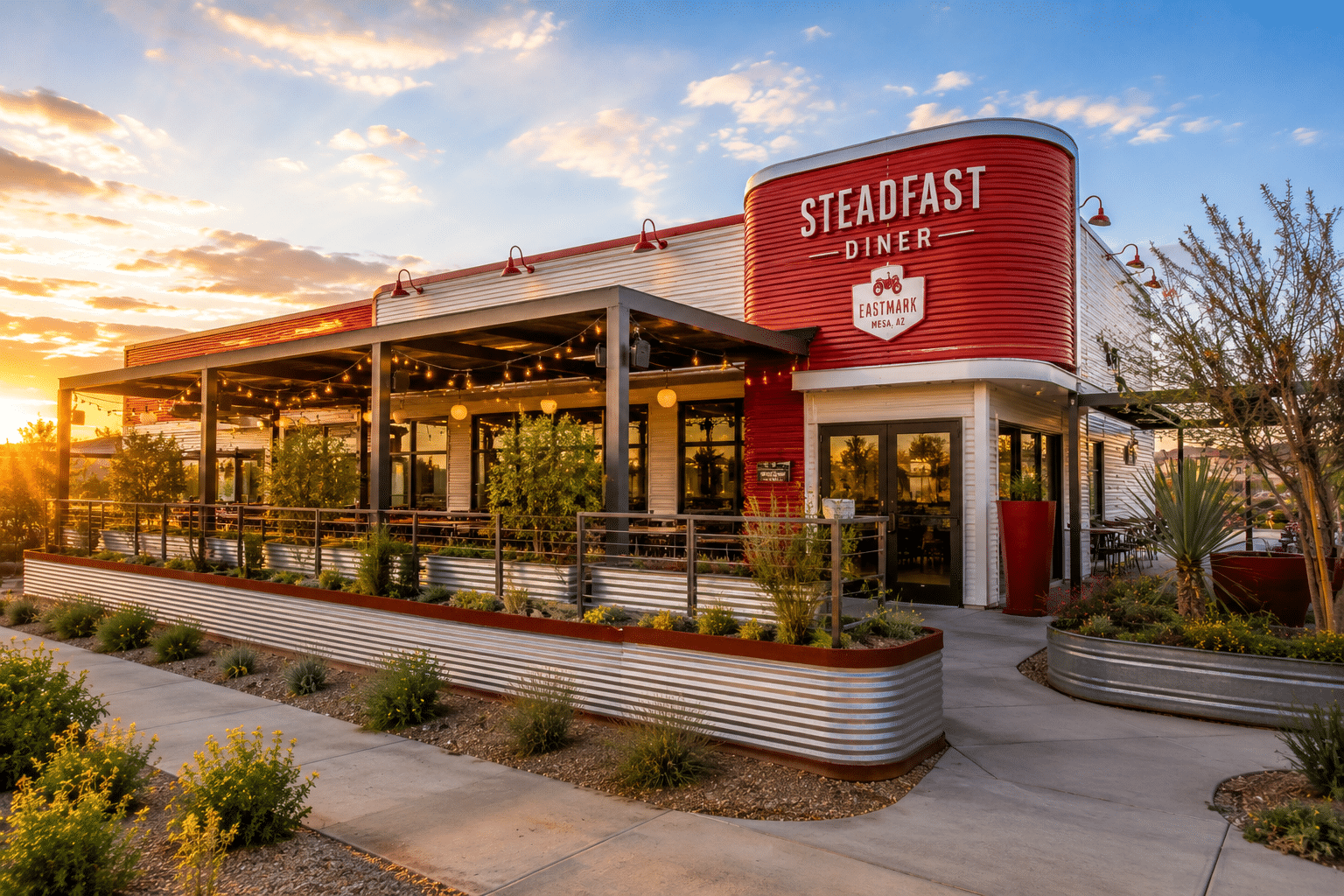 Eastmark Steadfast Diner farm-to-table restaurant Mesa Arizona