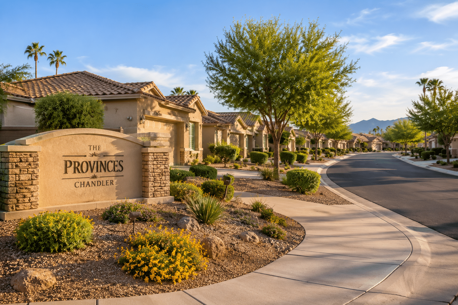 Provinces Master Community Chandler homes for sale residential neighborhood