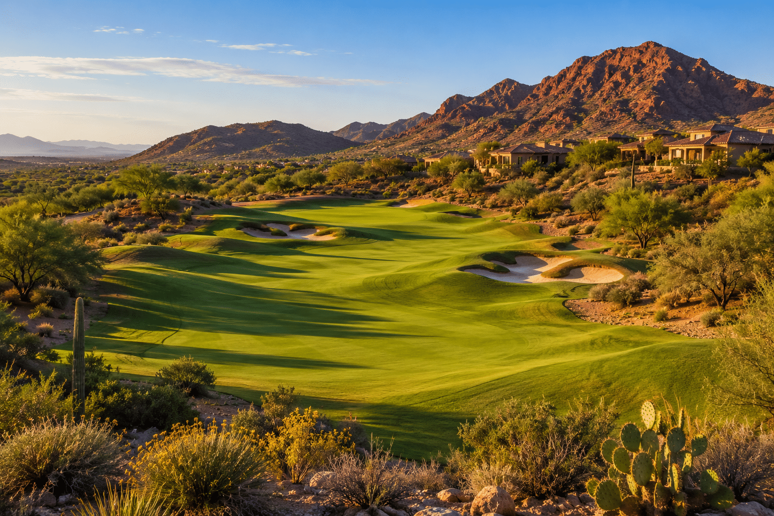 Red Mountain Ranch Country Club Pete Dye championship golf course fairway