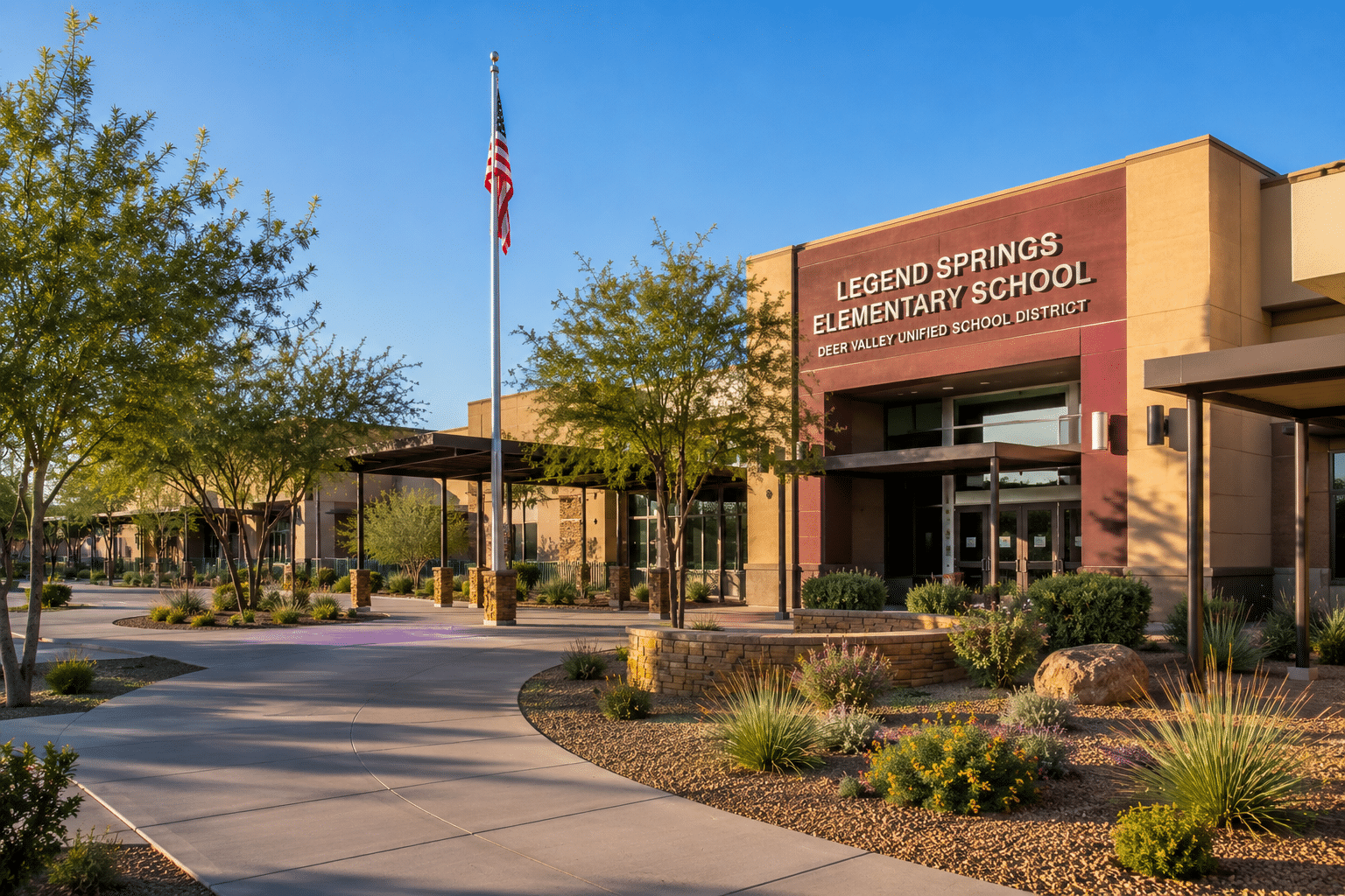 Legend Springs Elementary School Deer Valley Unified School District Arrowhead Ranch