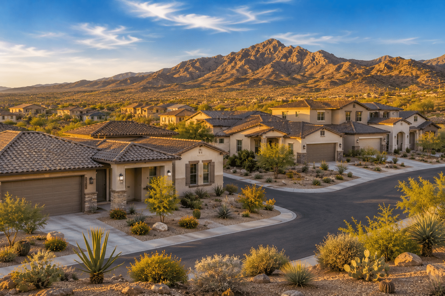 Aloravita houses for sale Peoria Arizona desert landscape