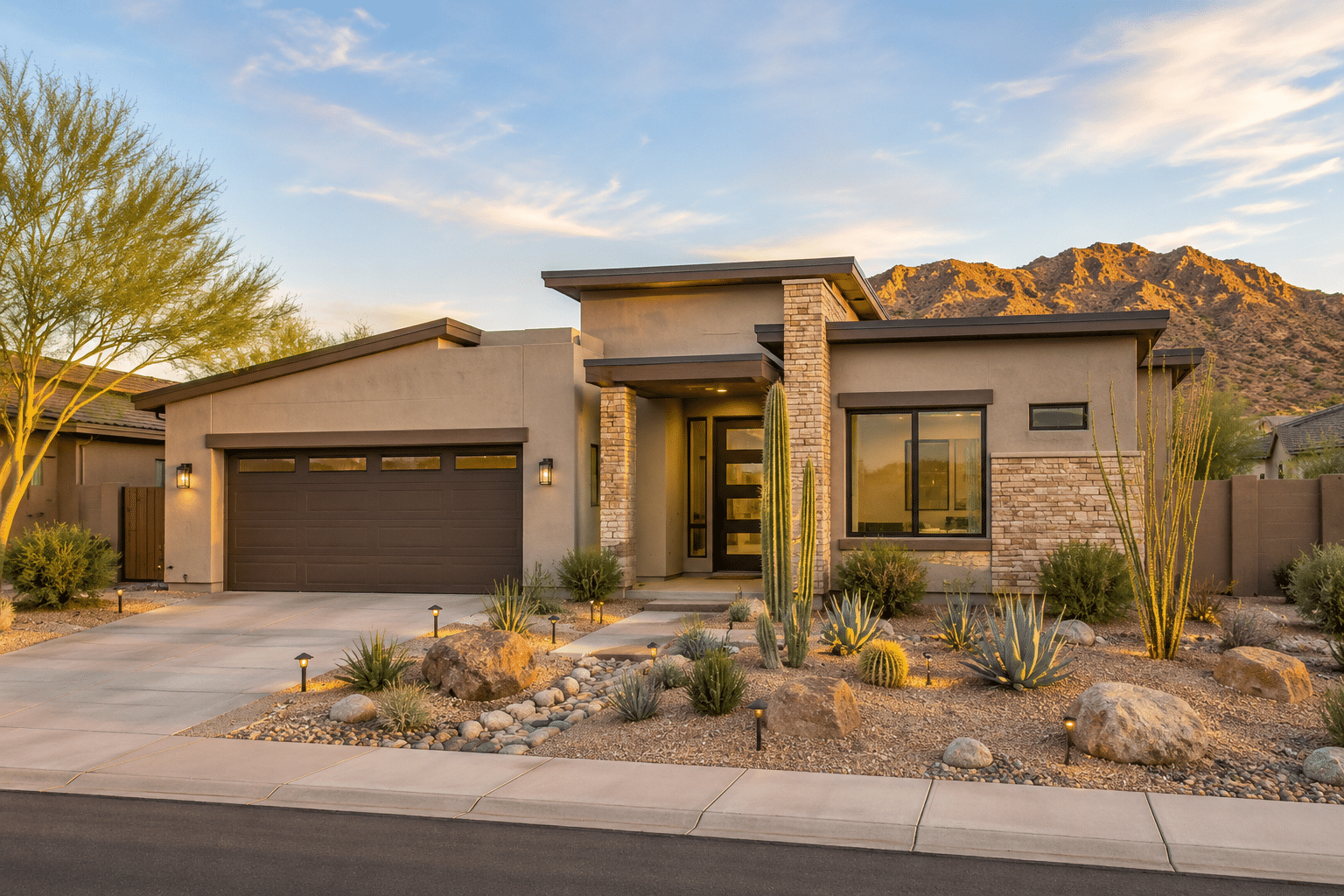Trailside at Happy Valley homes for sale desert modern exterior