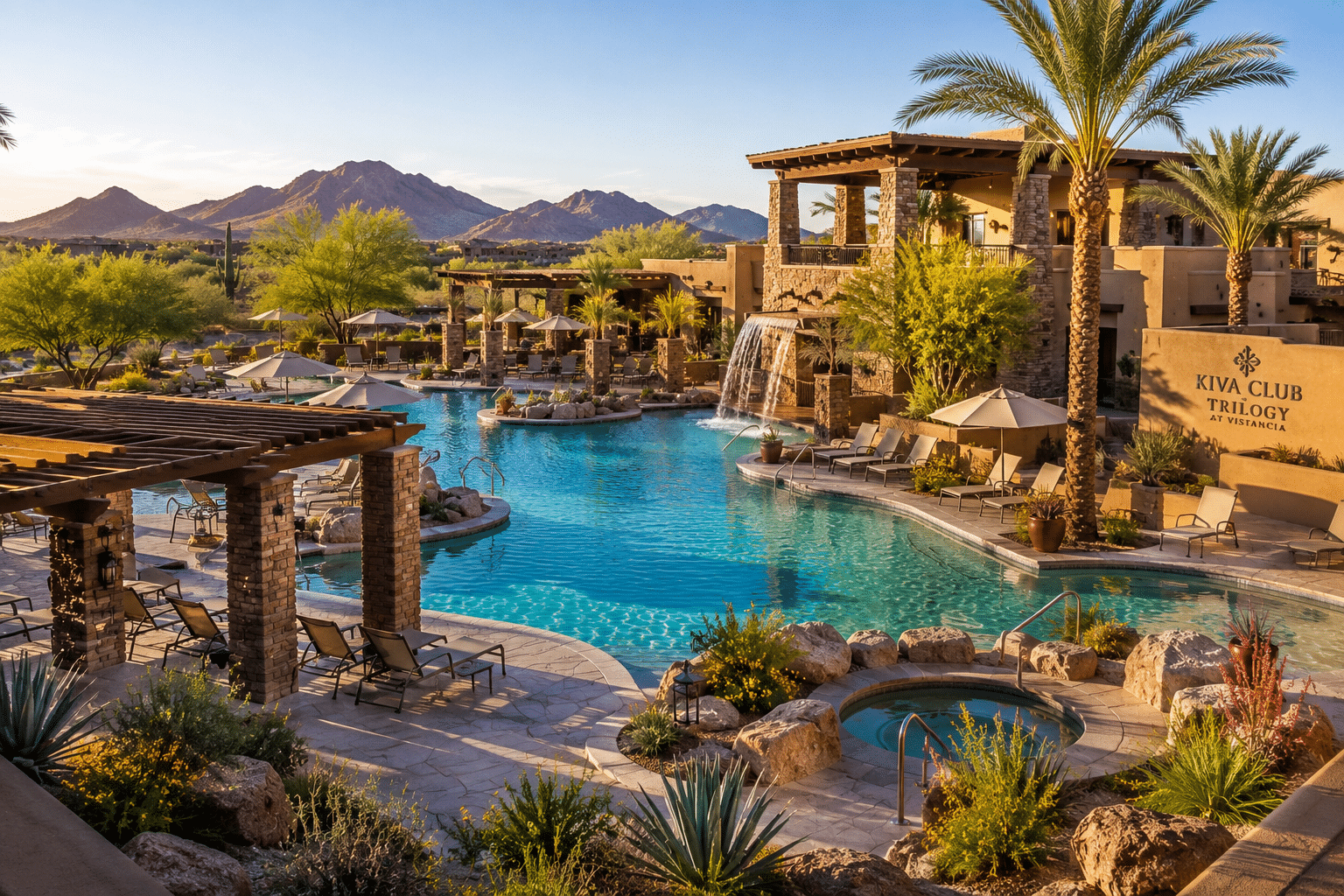 Kiva Club Trilogy at Vistancia resort pool outdoor amenities