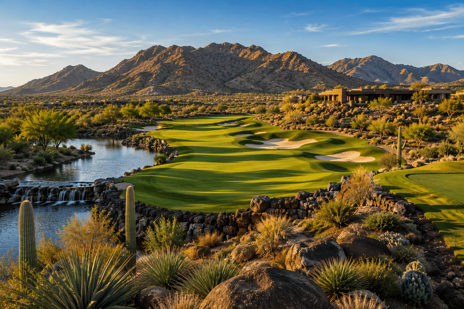 Blackstone Country Club Vistancia private golf course fairway mountain views