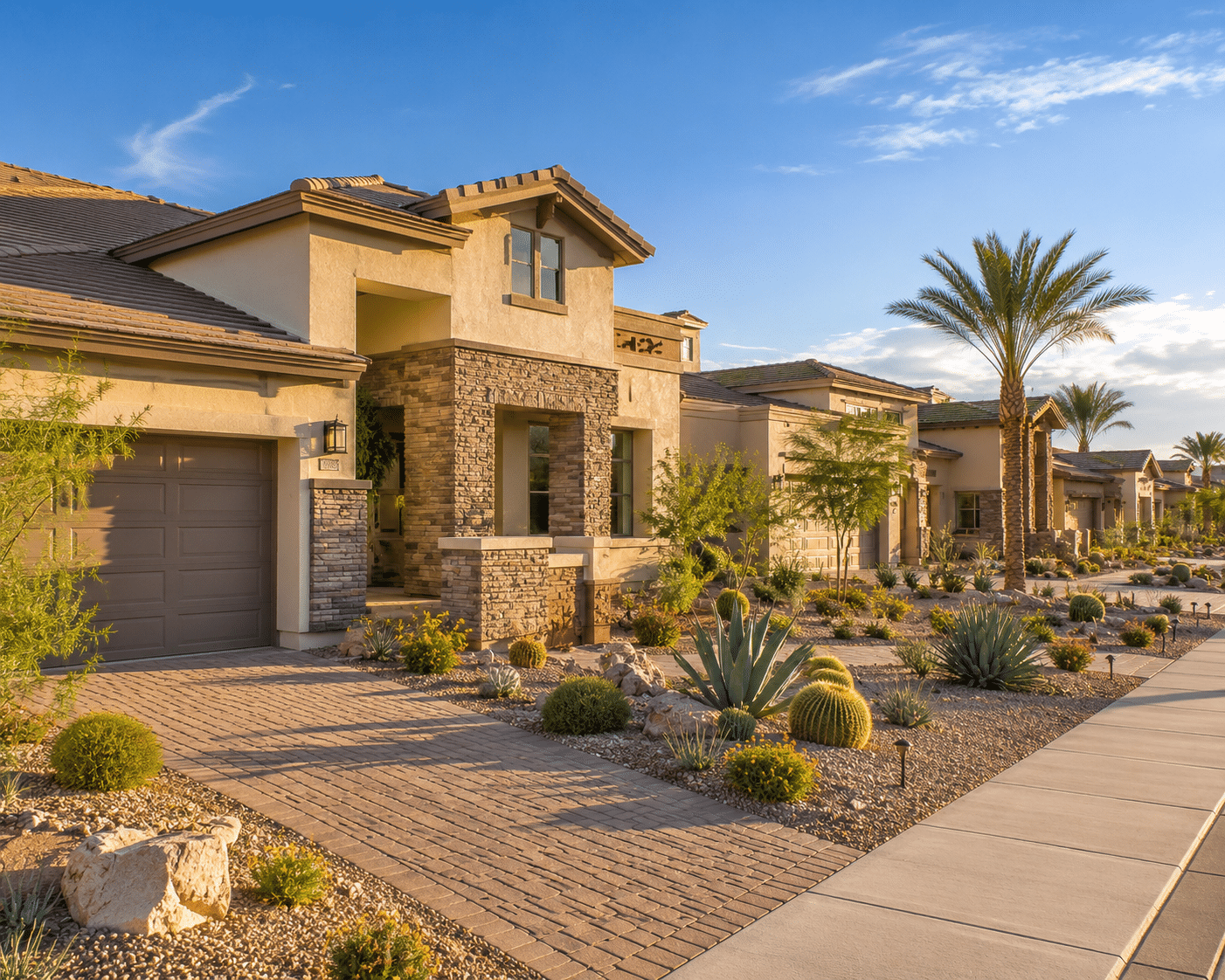 Peoria Village homes for sale exterior desert contemporary architecture