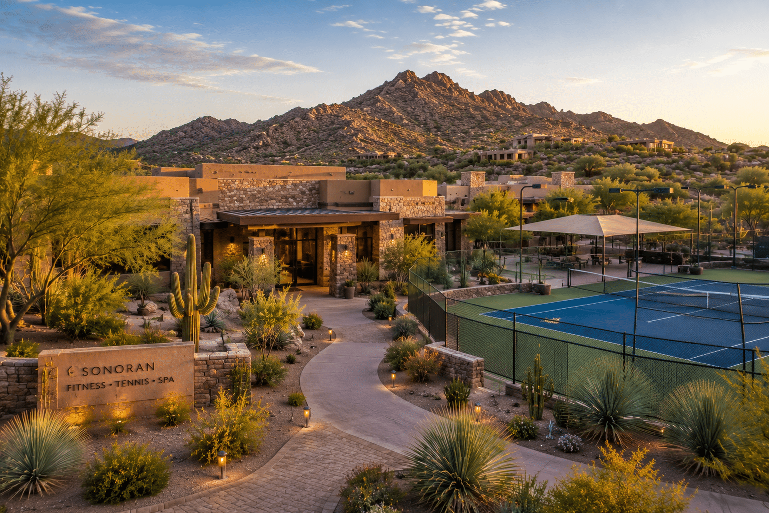 Desert Mountain Scottsdale Sonoran Fitness Tennis Spa facility