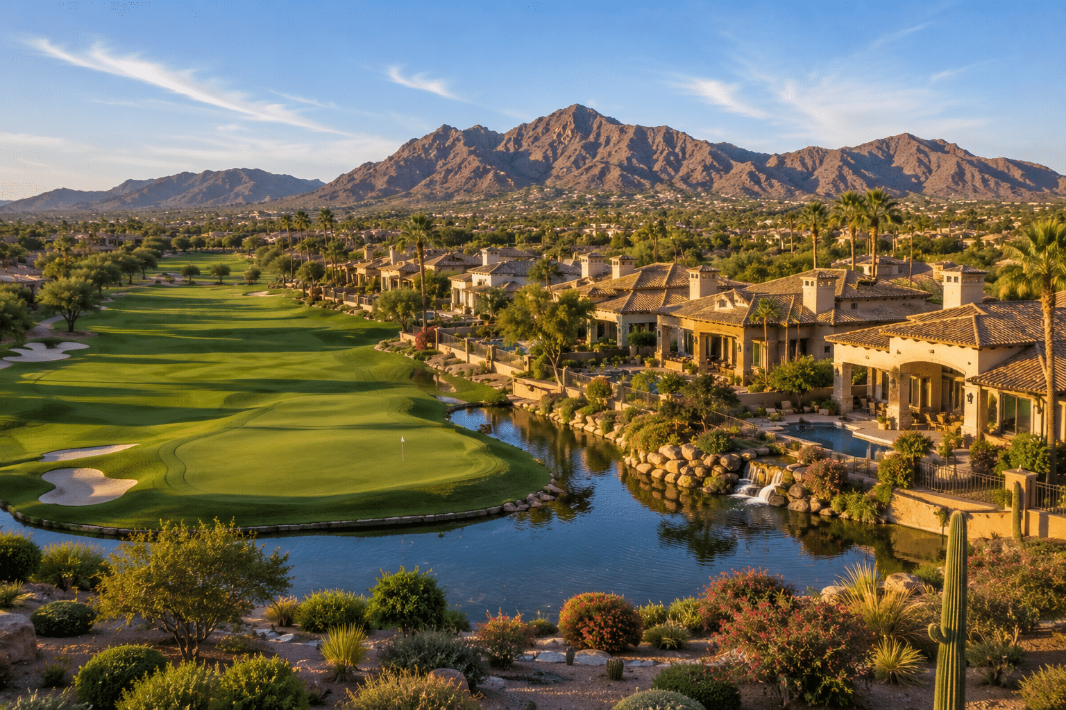 Gainey Ranch homes for sale golf course view McDowell Mountains