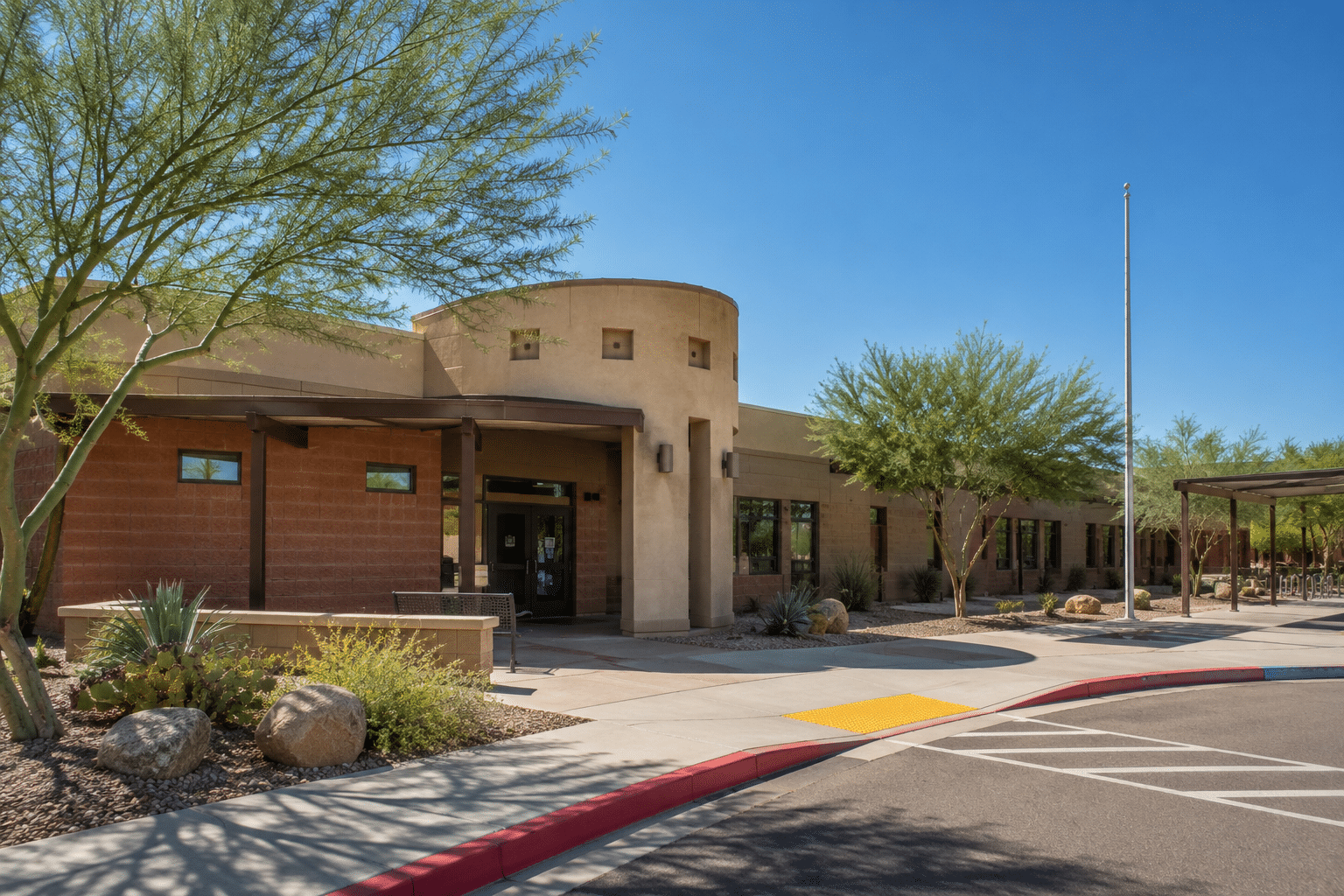 Grayhawk Elementary School exterior Scottsdale Arizona